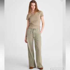 Madewell ultimate Wide Leg Pant in Airy Denim